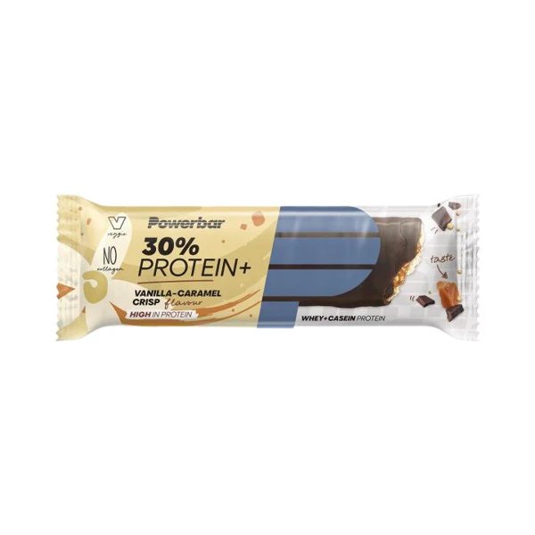 PowerBar 30% Protein Plus Barre (55g) – Vanilla Caramel Crisp