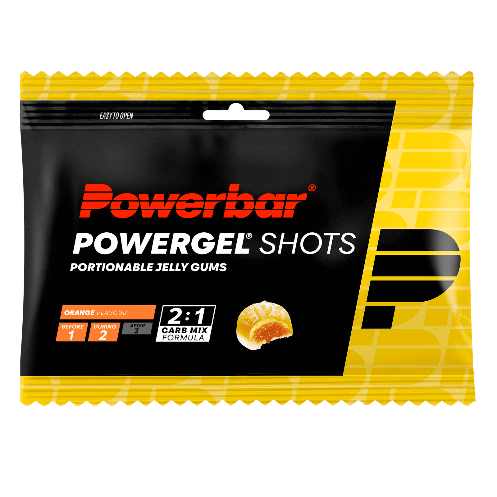 PowerGel Shots – Gommes Énergétiques (60g) – ORANGE