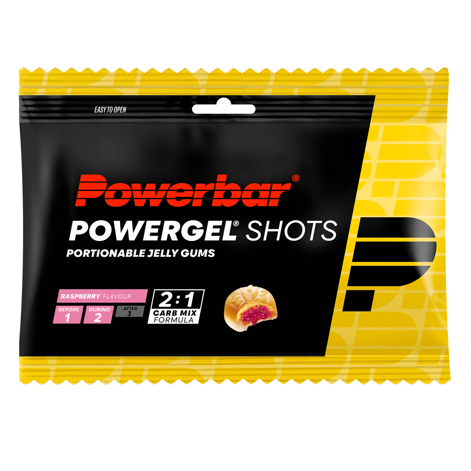 PowerGel Shots – Gommes Énergétiques (60g) – raspberry