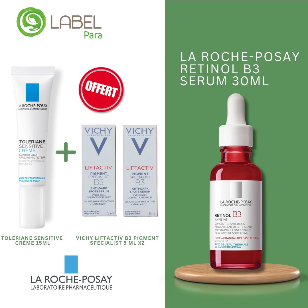 LA ROCHE-POSAY RETINOL B3 SERUM + CADEAUX OFFERTS