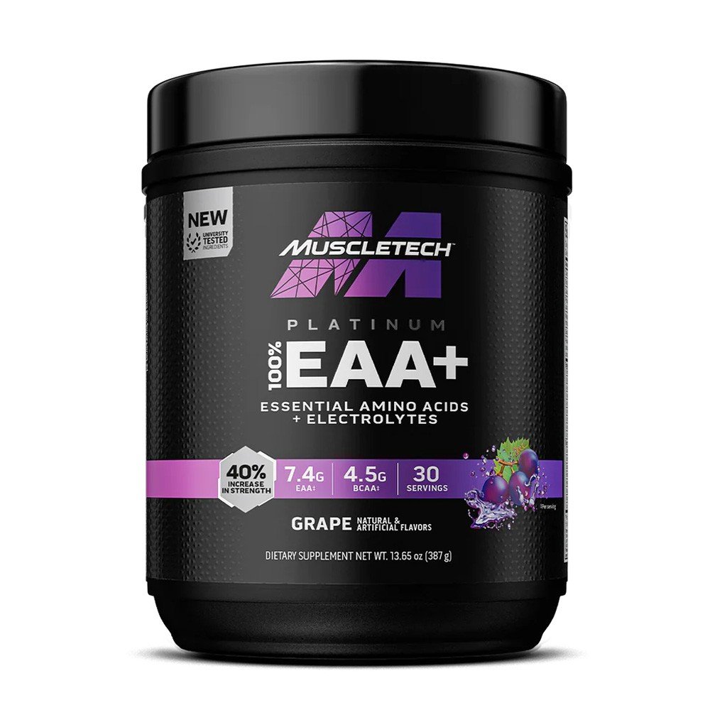 MUSCLETECH Platinum 100% EAA + Electrolytes 30 393g (GRAPE FLAVOR)