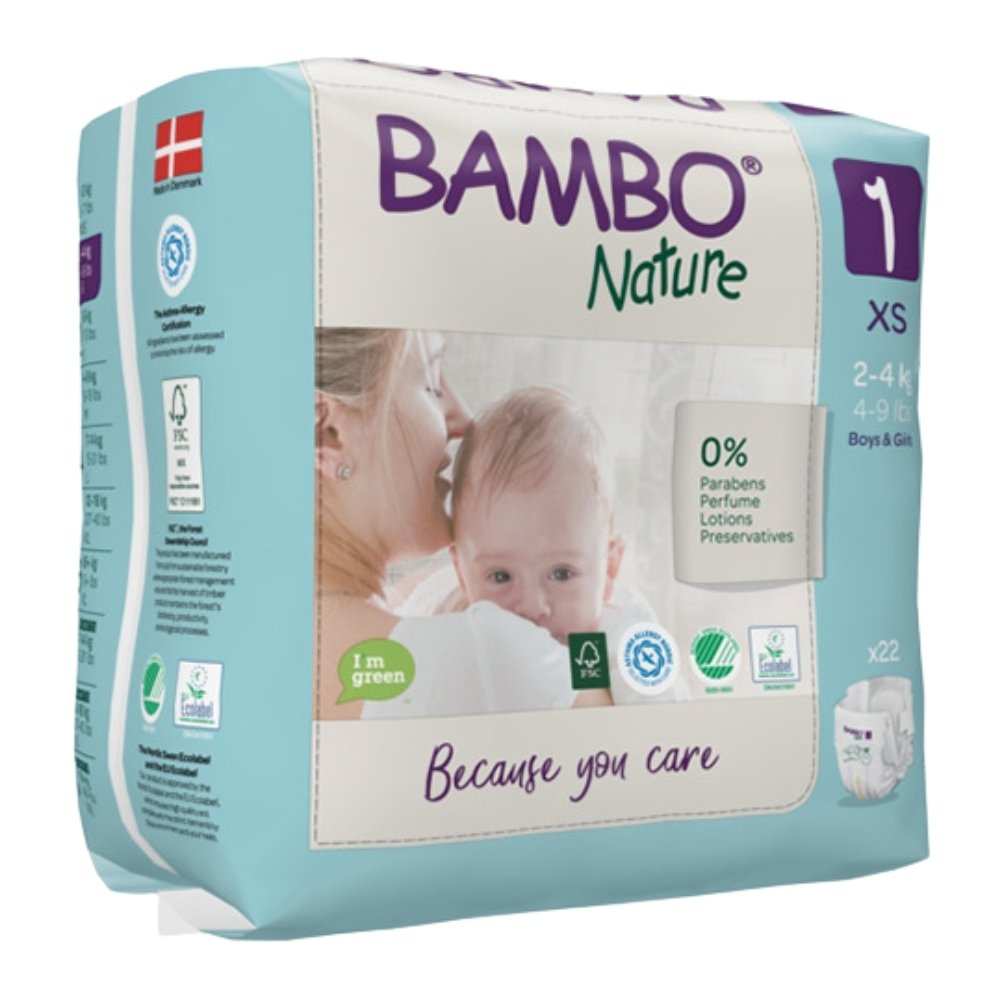 Bambo Nature Couches N°1 XS 2-4Kg – 22u