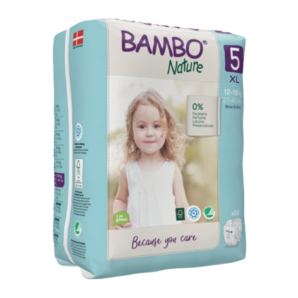 Bambo Nature Couches N°5 XL 12-18Kg – 44u