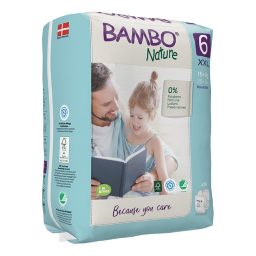 Bambo Nature Couches N°6 XXL 16+Kg – 40u