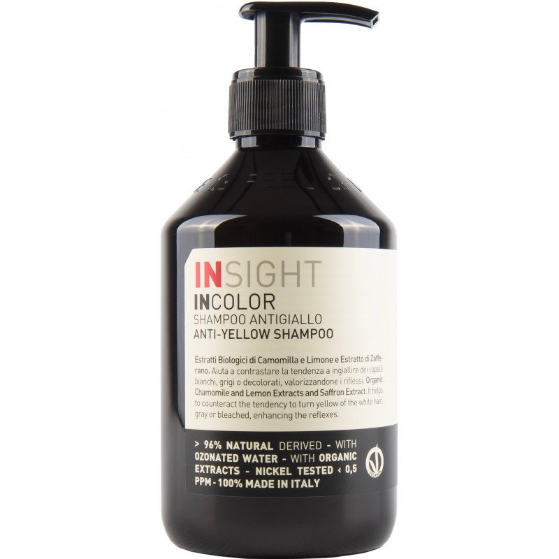INSIGHT INCOLOR SHAMPOOING ANTI-JAUNE 400 ML