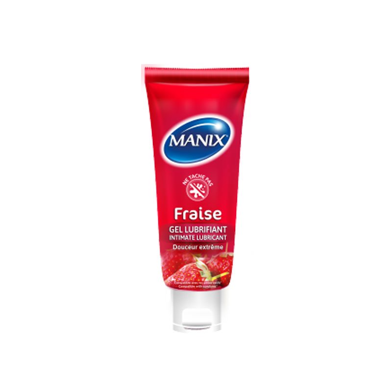 MANIX GEL LUBRIF FRAISE