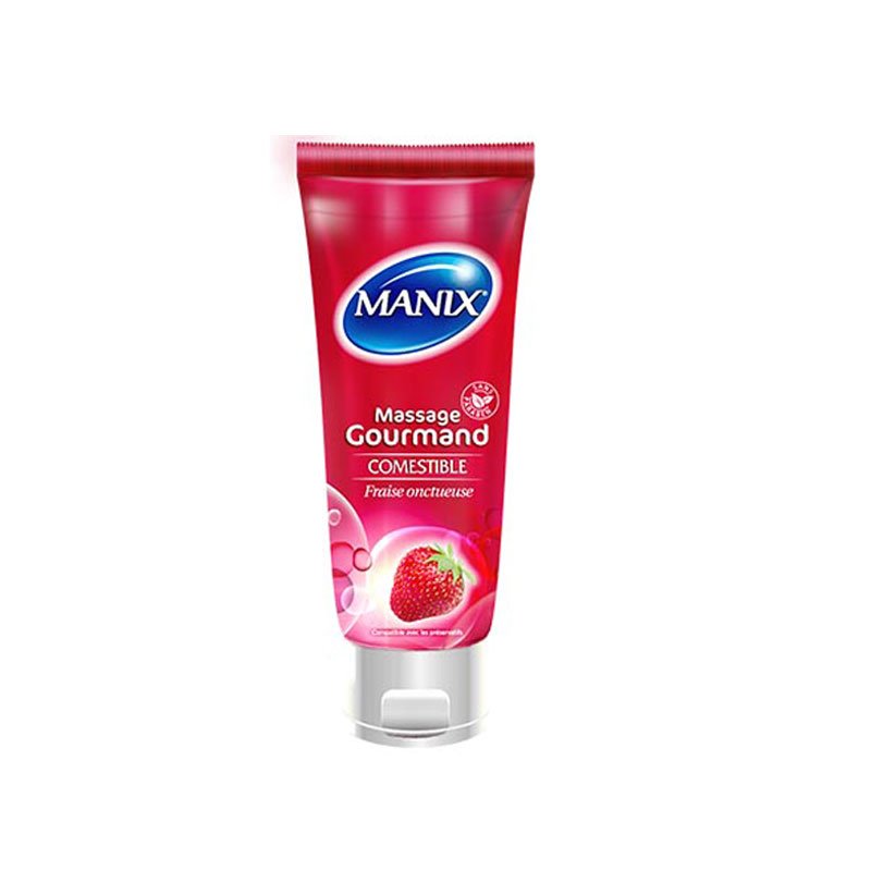 MANIX GEL MASSAGE GOURMAND A LA FRAISE