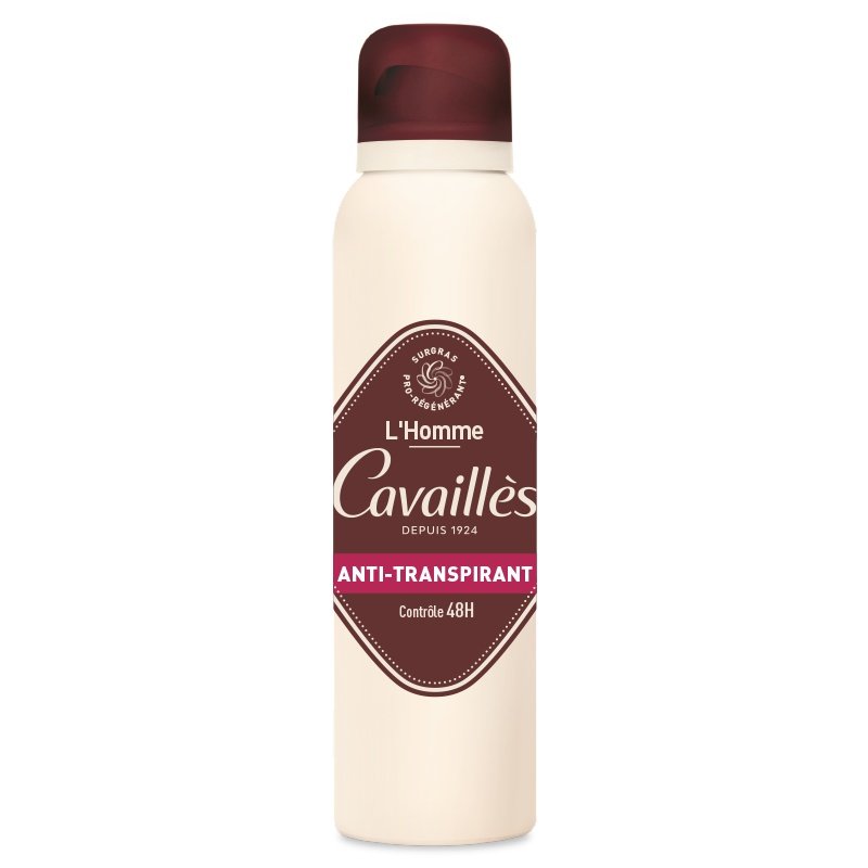 ROGE CAVAILLES Anti-transpirant Homme contrôle 48h SPRAY