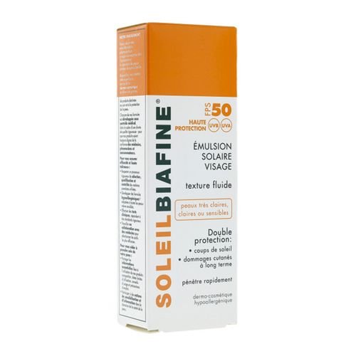 Biafine Emulsion Solaire Visage Spf50 – 50ml