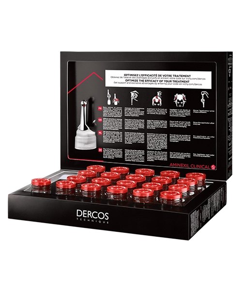 DERCOS AMINEXIL CLINICAL 5 – HOMMES 21 AMPOULES
