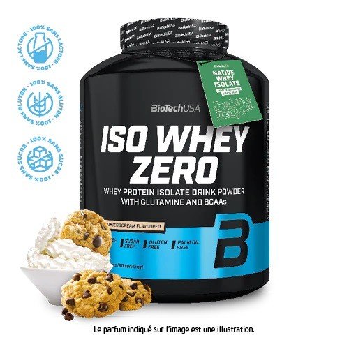 BIOTECHUSA Iso Whey Zero Protéines Cookies and Cream 2270 Gr