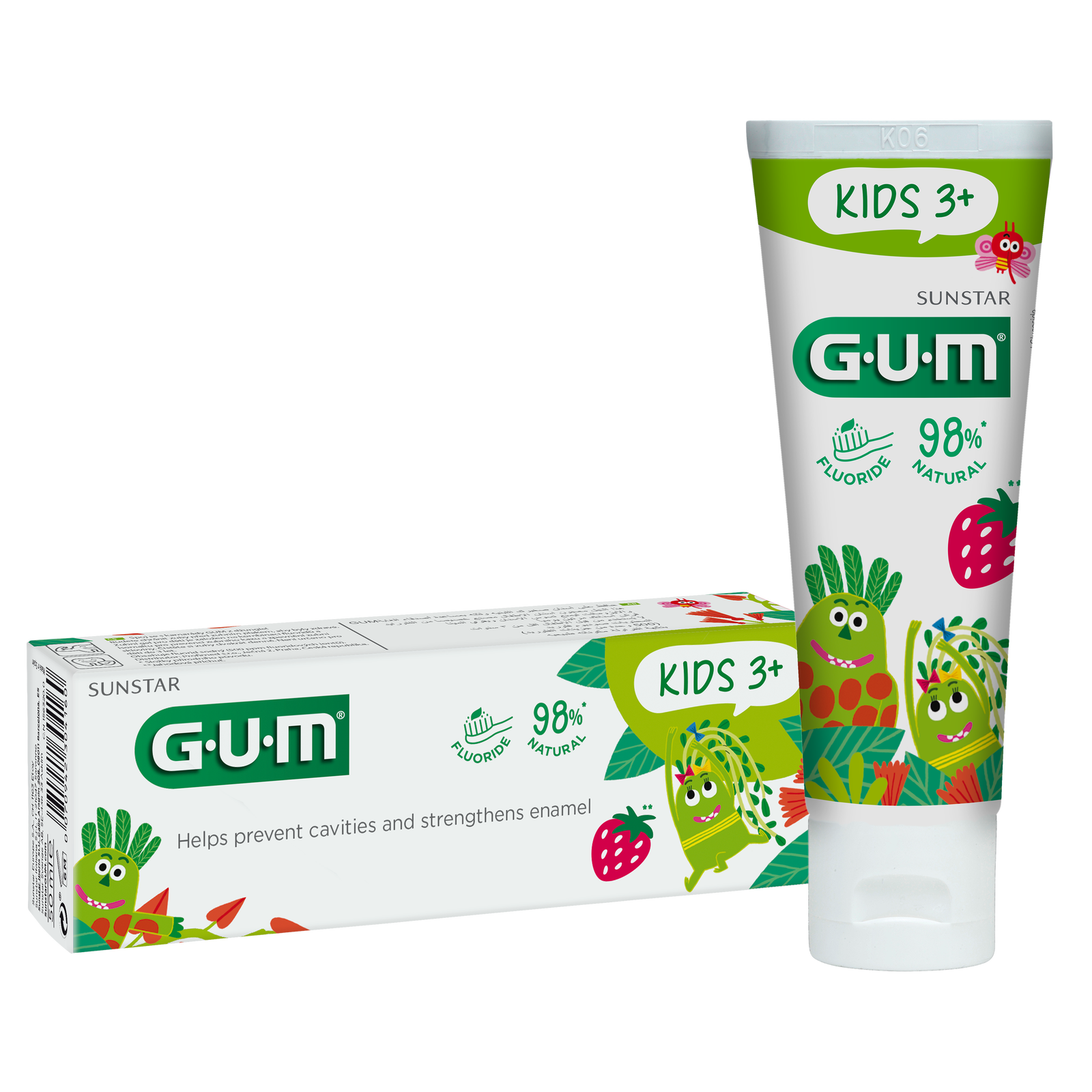 GUM Dentifrice  Kids  +3 ans 50ml