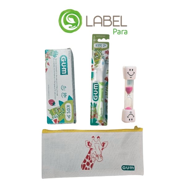 GUM DENTIFRICE KIDS+ BROSSE A DENT 901 + SABLIER + TROUSSE