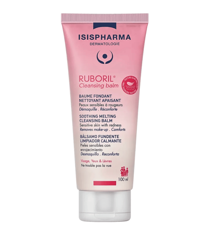 Isispharma Ruboril Baume Nettoyant Apaisant Peaux Sensibles Rougeurs 100ml