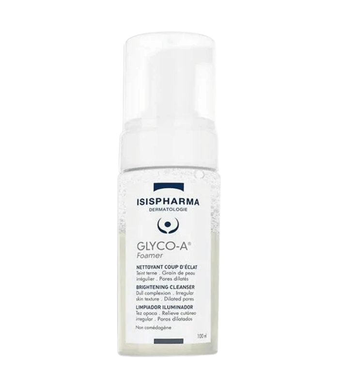 Isispharma Glyco-A Foamer Mousse Nettoyante Éclat Acide Glycolique 100ml