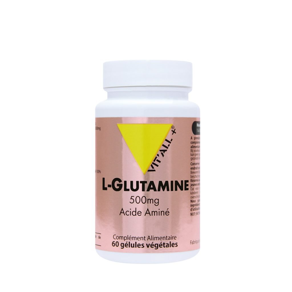 VITALL+ L Glutamine 500mg 60 gelules