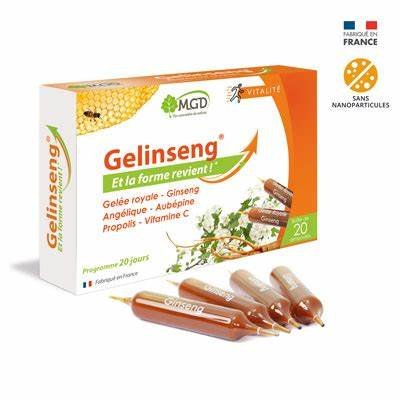 MGD Gélinseng 20 Ampoules