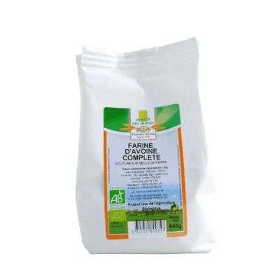 MOULIN DES MOINES  FARINE D&rsquo;AVOINE COMPLET 500 G