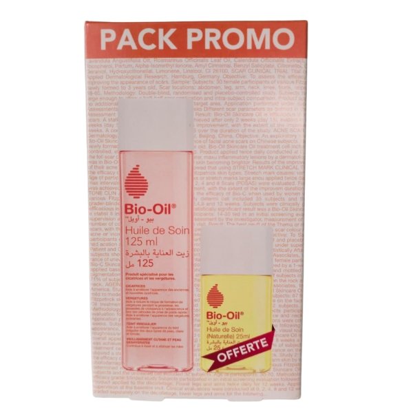 Bio-Oil Huile De Soin 125 ML + Mini huile de soin naturelle 25 ML
