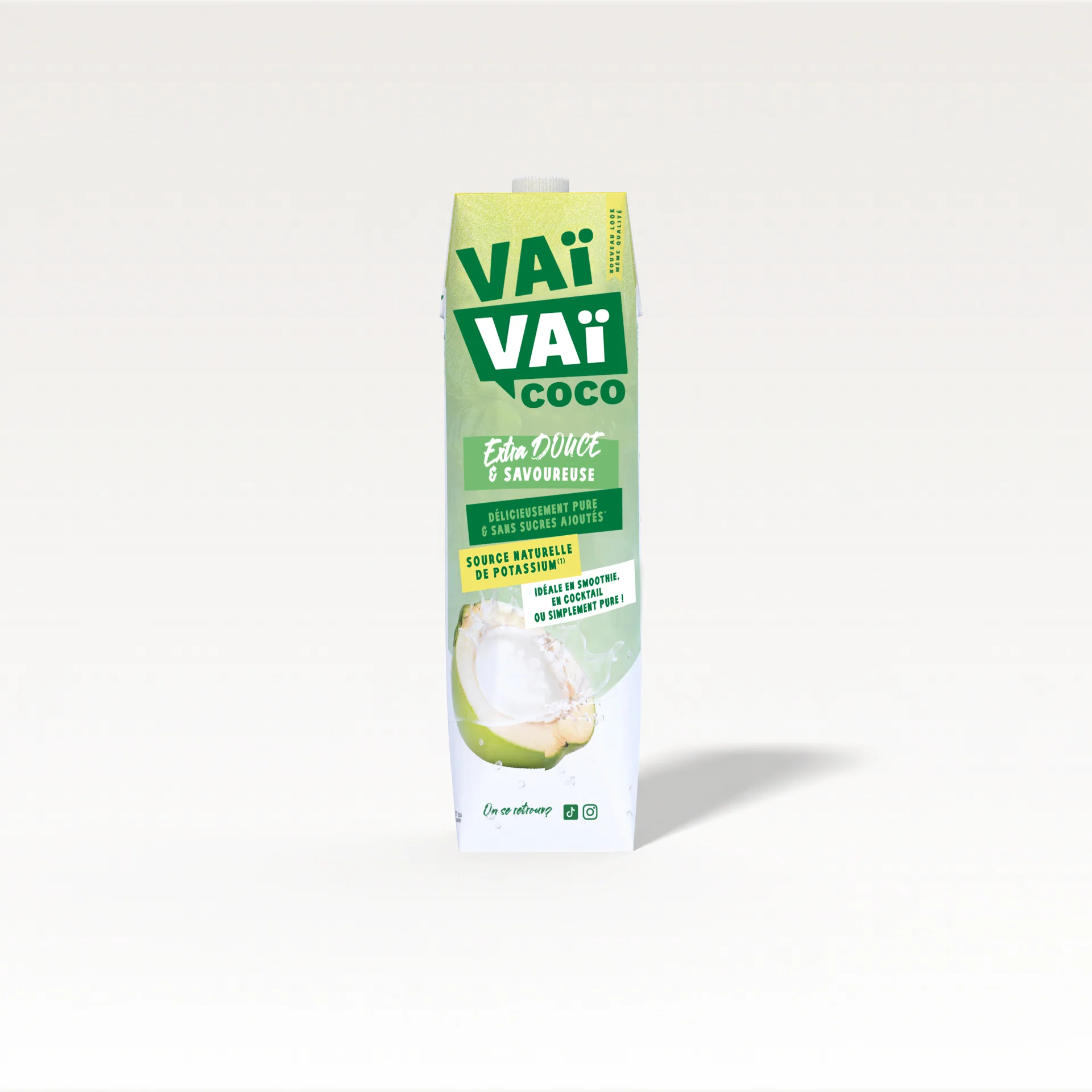 Vaï Vaï Coco – EAU DE COCO extra douce – 1L