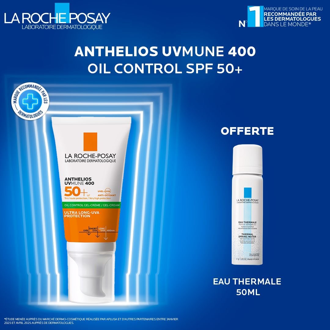 La Roche-Posay Anthelios Oil Control Invisible SPF50+ Peau M à G 50ml