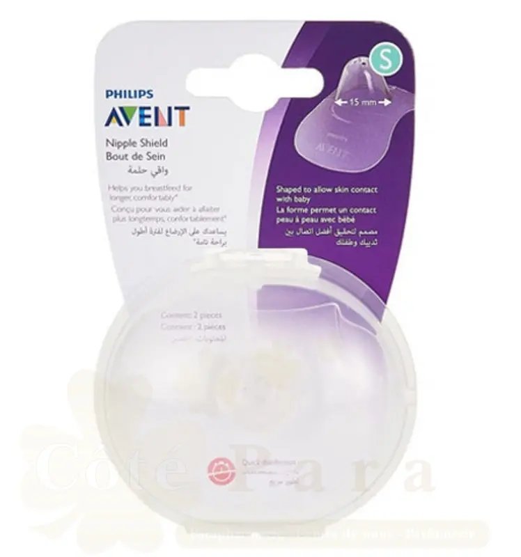 Philips Avent Protège-mamelons Standard – Taille S (SCF153/01)