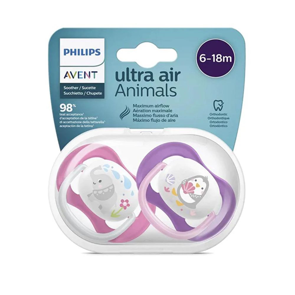 Philips Avent Sucette Ultra Air 6-18 mois (SCF080/08)