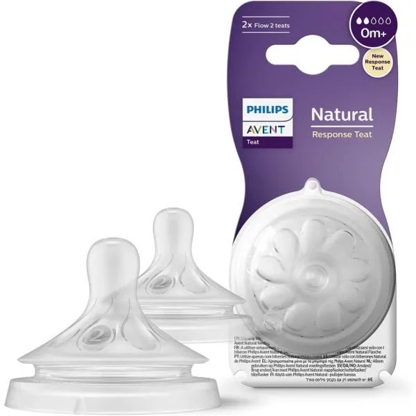Philips Avent Tétines Natural Response Débit 2 (0m+) (SCY962/02)
