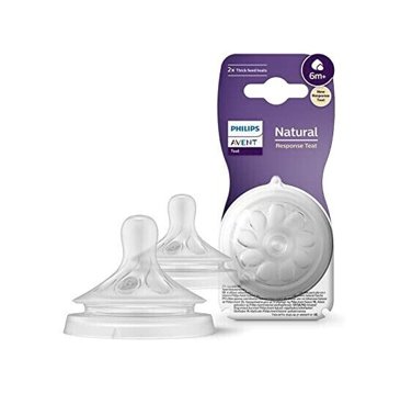 Philips Avent Tétines Natural Response Débit 6 (6m+) (SCY966/02)