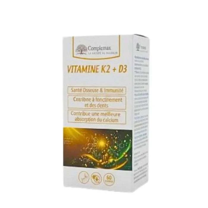 COMPLEMAX VITAMINE K2+D3 60 GELULES
