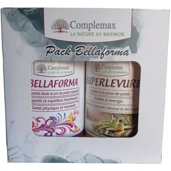 Pack Complemax Bellaforma 90 Gelules + Superlevure 120 Gelules Bellaforma