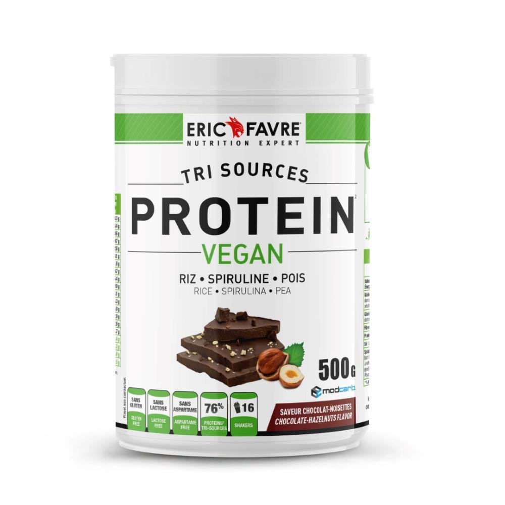 ERIC FAVRE PROTEINE VEGAN TRI SOURCE CHOCOLAT 500G