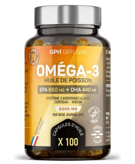 GPH DIFFUSION OMÉGA 3 – 100 CAPSULES