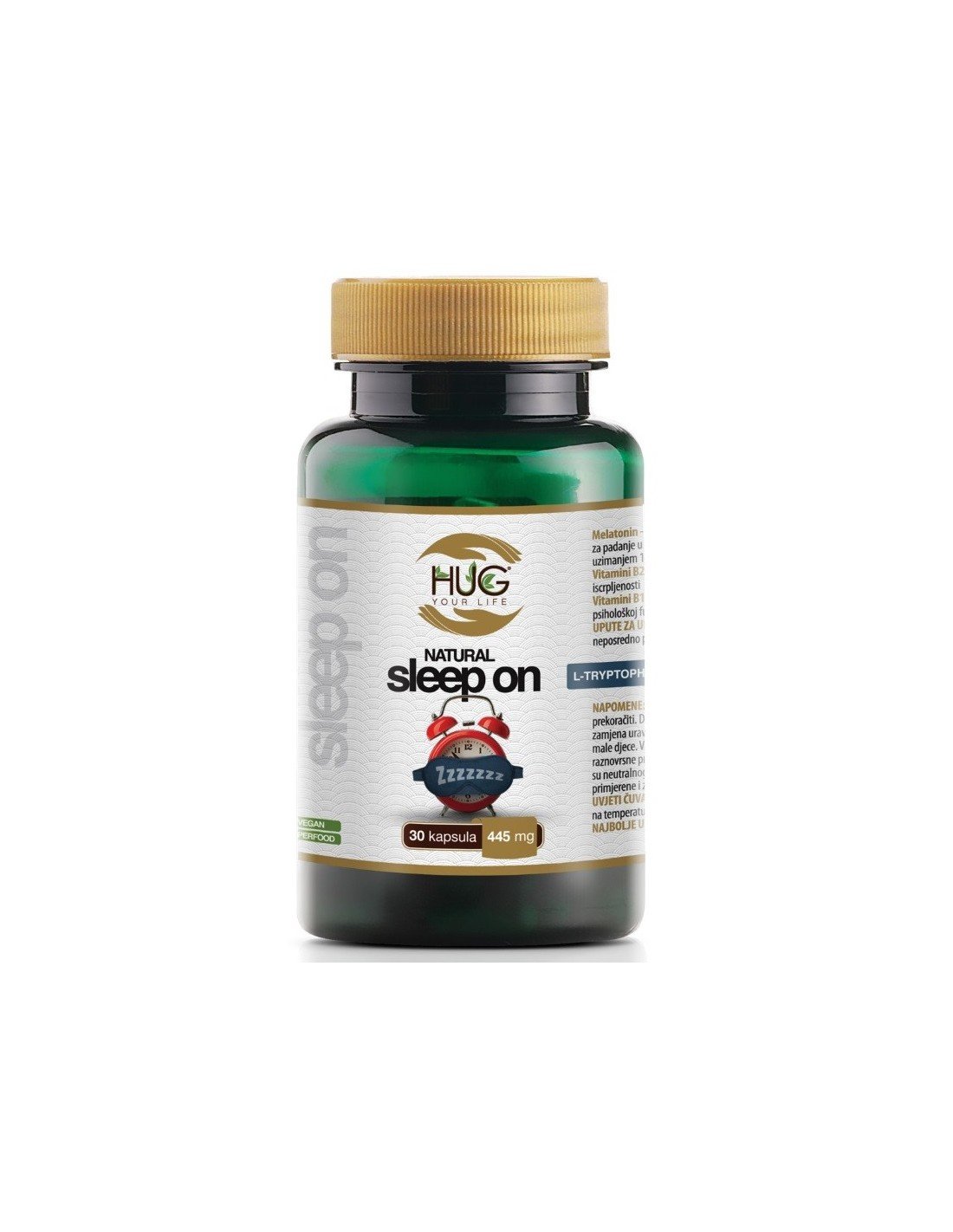 HUG NATURAL SLEEP ON RELAXATION ET FORCE 30 GELULES