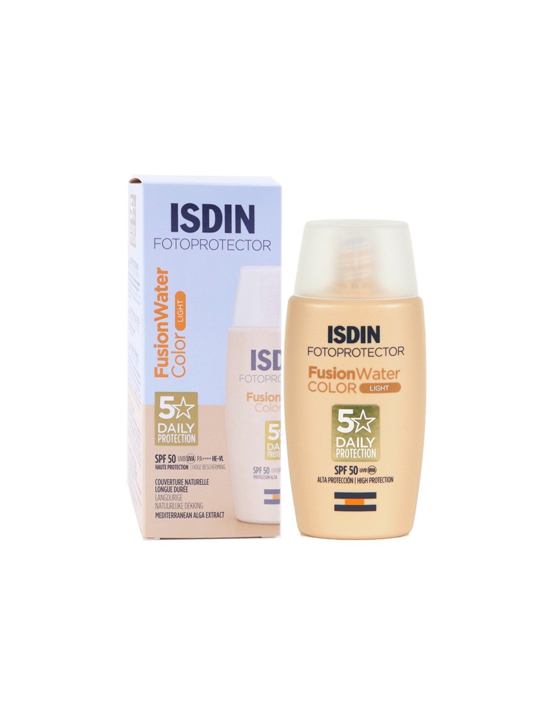 ISDIN FOTOPROTECTOR FUSION WATER TEINTE LIGHT SPF 50+ 50ML