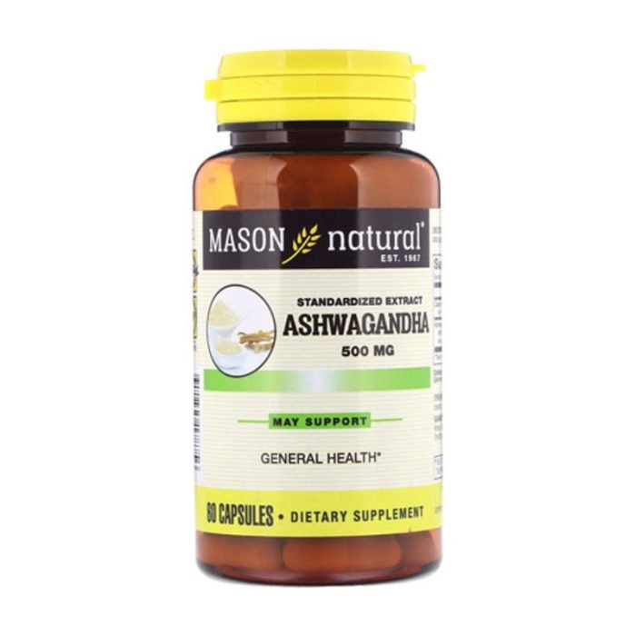 MASON NATURAL ASHWAGANDA 500 MG 60 CAPSULES