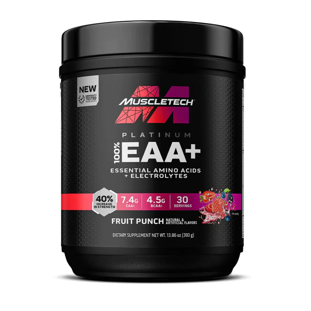 MUSCLETECH Platinum 100% EAA + Electrolytes 30 393g (FRUIT PUNCH FLAVOR)