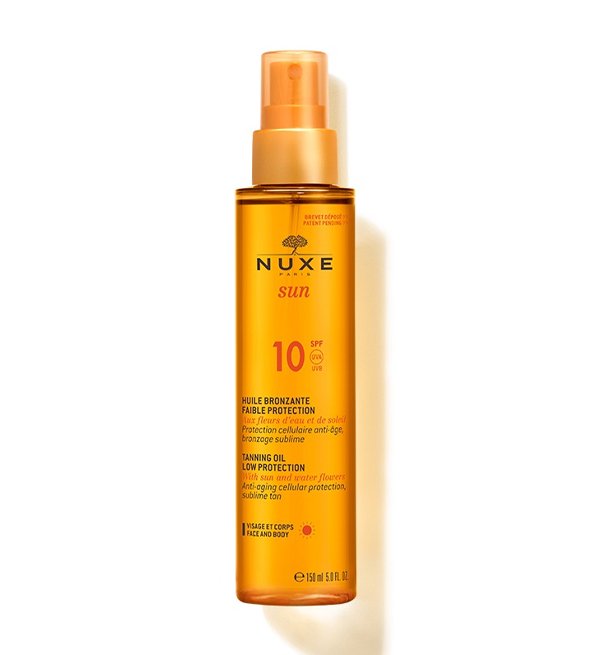 NUXE SUN – Huile bronzante Faible Protection SPF10 150ml
