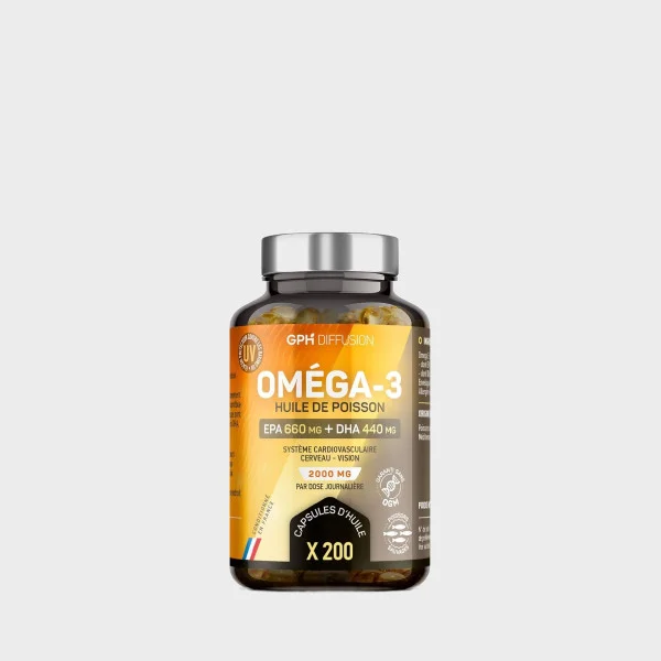 GPH DIFFUSION OMÉGA 3 – 200 CAPSULES
