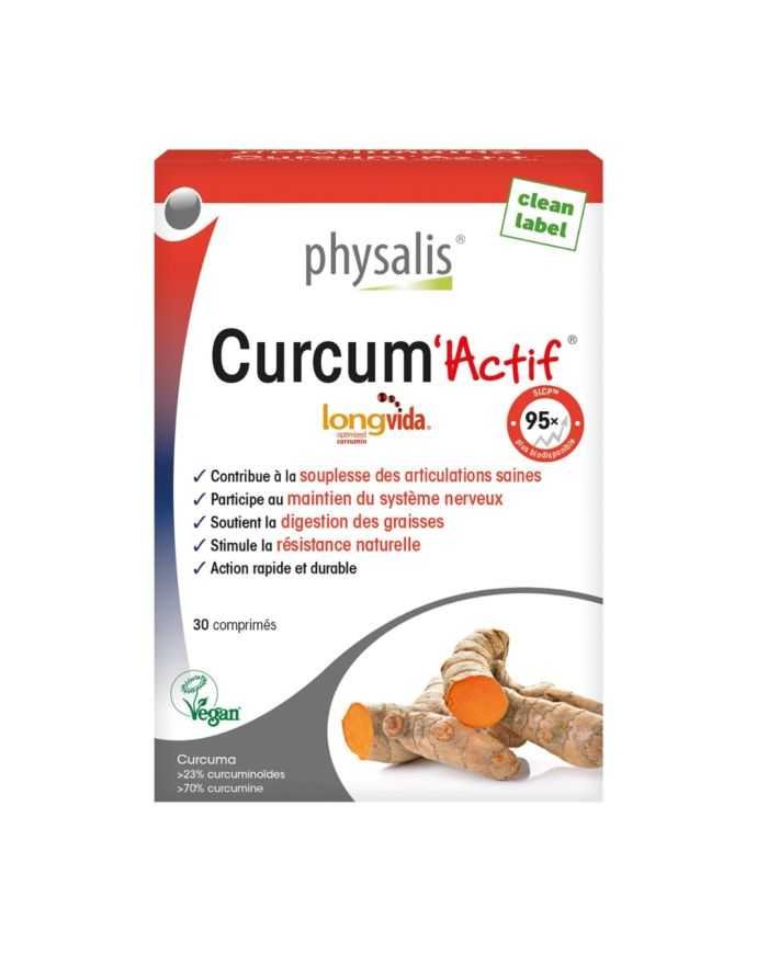 PHYSALIS CURCUM ACTIF 30 COMPRIMES