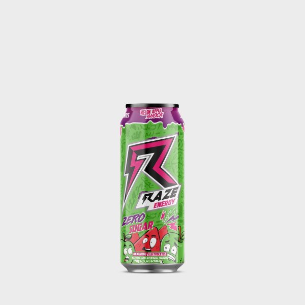 RAZE Zero Sugar Energy Drink MELON APPLE SHOCK 473ml