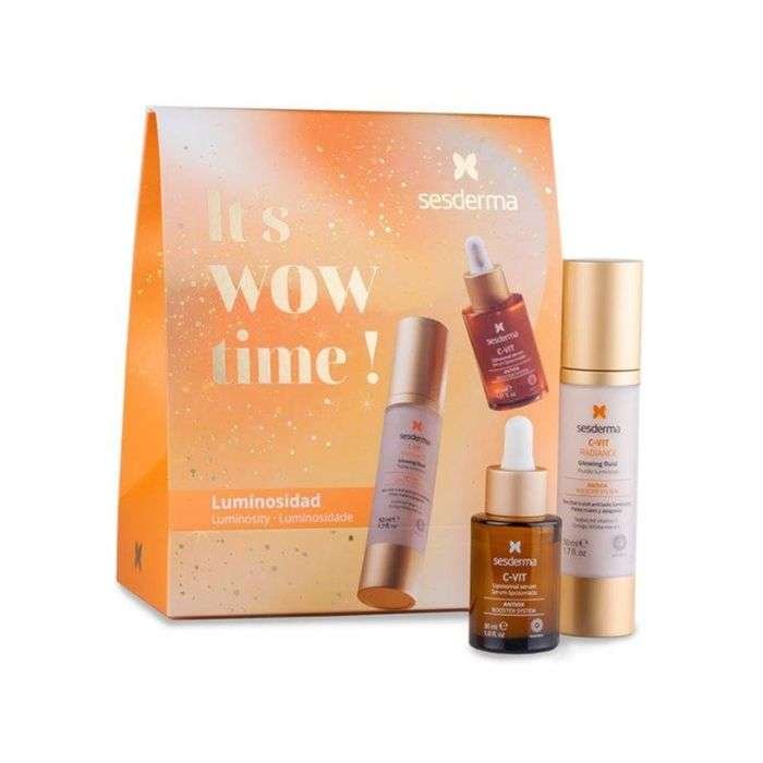 SESDERMA COFFRET IT’S WOW TIME ( C VIT SERUM 30ML + C VIT RADIANCE FLUIDE 50ML)