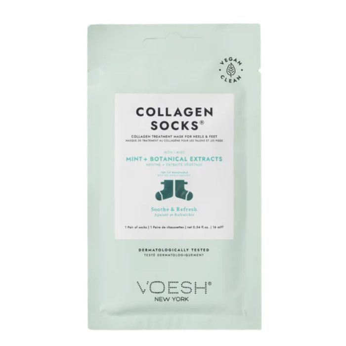 VOESH NEW YORK Collagen Socks with Mint + Botanical Extracts 16 ml